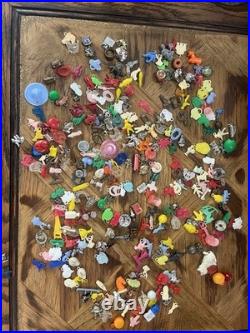 Over 360 vintage gumball vending machine cracker jack trinket