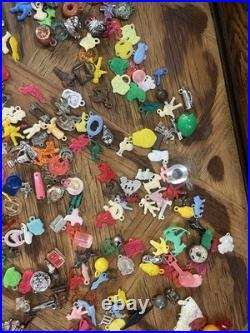 Over 360 vintage gumball vending machine cracker jack trinket