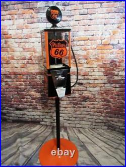 PHILLIPS 66 gas Oak vintage gumball machine Americana memorabilia candy machine