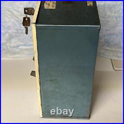 PSSB Vintage US Postage Stamp 3 Slot Dispenser Machine With Keys Accessories