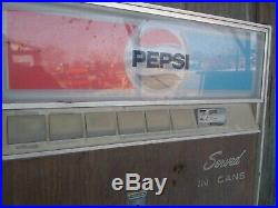 Pepsi Cola Vending Machine (Choice-Vend Brand) CVS-210 Vintage