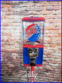 Pepsi cola vintage Northwestern gumball machine glass globe +stand gift man cave