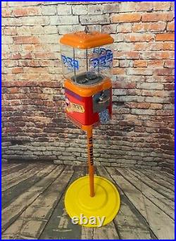 Pez candy inspired Vintage gumball machine Acorn glass globe man cave gift