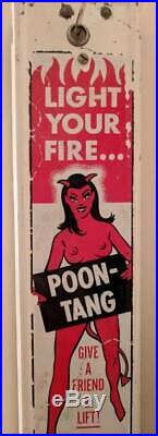 Poon-Tang Vintage Coin Operated Condom Vending Machine