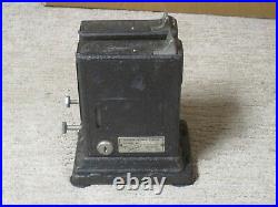 RARE 1930's Schermack Double Cast Iron Countertop Model Vintage Stamp Machine