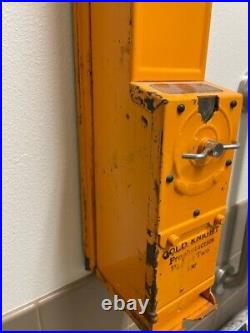RARE! Original GOLD KNIGHT 30 Vintage Wall Hanging Condom Dispenser Machine