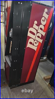 RARE VINTAGE Dr Pepper Dixie Narco 368 Soda Vending Machine 8 Select Cans & H20