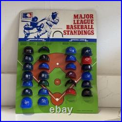 RARE VINTAGE MLB Standings Laich Industries Vending Machine Card With Helmets 84