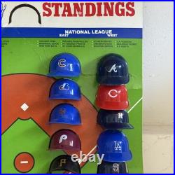 RARE VINTAGE MLB Standings Laich Industries Vending Machine Card With Helmets 84