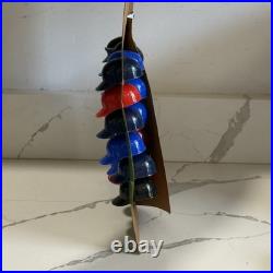 RARE VINTAGE MLB Standings Laich Industries Vending Machine Card With Helmets 84