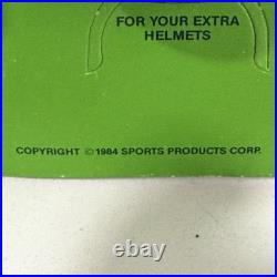 RARE VINTAGE MLB Standings Laich Industries Vending Machine Card With Helmets 84