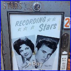 Rare Vintage Stars Vending Machine With Hollywood Cards