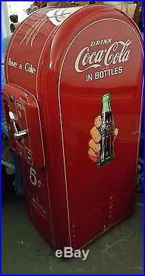 RARE VTG Genuine Coke Coca Cola Machine All Original, 5c