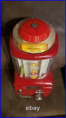 RARE Vintage 1940s North Western 5 Cent Gum Pack Vending Machine Carousel Style