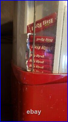 RARE Vintage 1940s North Western 5 Cent Gum Pack Vending Machine Carousel Style