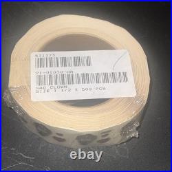 RARE Vintage 80's / 90's Clown HEARTS Prism Vending Machine Stickers 500 Ct Roll