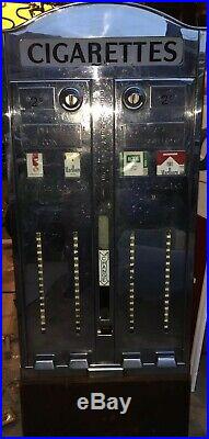 RARE Vintage British CIGARETTE Art Deco Vending Machine For Imperial Tobacco Co