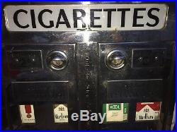RARE Vintage British CIGARETTE Art Deco Vending Machine For Imperial Tobacco Co