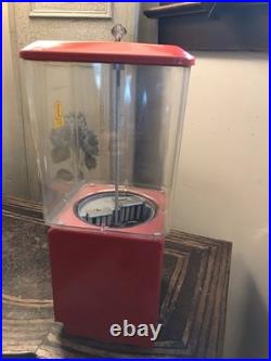 RARE Vintage Parkway Vending 1 Cent Gumball Machine With Key (See Pics/Desc)