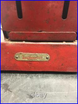 RARE Vintage Red metal Ohio match vending machine 2 books 1 penny northwestern