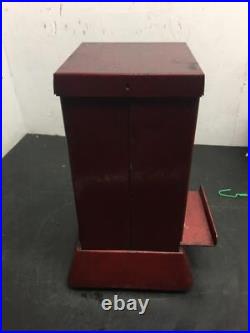 RARE Vintage Red metal Ohio match vending machine 2 books 1 penny northwestern