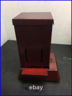 RARE Vintage Red metal Ohio match vending machine 2 books 1 penny northwestern