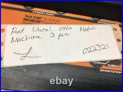 RARE Vintage Red metal Ohio match vending machine 2 books 1 penny northwestern