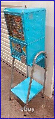 Rare 1970's Hockey Vending Machine 25¢ Capsule Vintage NHL Gumball Crests Skates