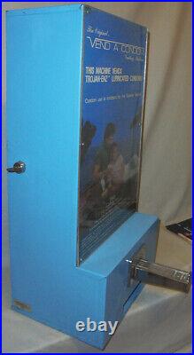 -Rare- 1980's -Vend-A-Condom- Vintage AIDS Condom Wall Vending Machine Works
