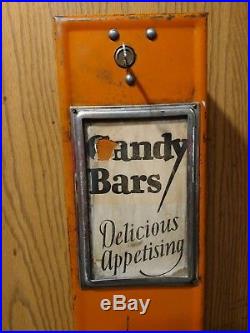 Rare Antique Vintage 5 Cent Candy Machine Vending St. Paul Minn Chocolate 1923