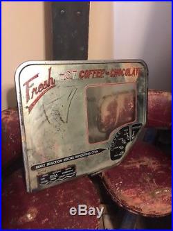 Rare Art Deco Stoner Coffee Hot Chocolate Vending Machine vintage coin operated
