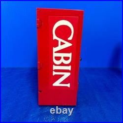 Rare Retro Showa CABIN 85 MILD vintage Vending Machine Cigarette Red from Japan