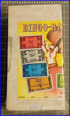 Rare Sealed Nos 1970's Bingo Rama Vending Machine Cards