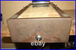 Rare Vintage Marlin Firearms 10c Shaving Razor Blades Vending Machine WithKey