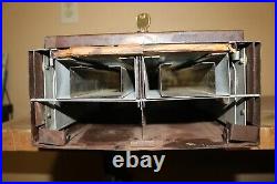 Rare Vintage Marlin Firearms 10c Shaving Razor Blades Vending Machine WithKey