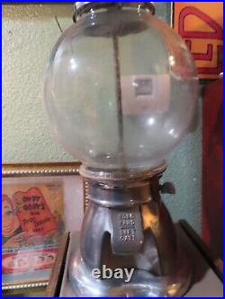 Rare Vintage Original 1915 Bluebird Gum Bulk Vendor model Gumball Machine