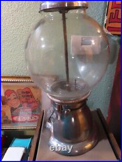 Rare Vintage Original 1915 Bluebird Gum Bulk Vendor model Gumball Machine