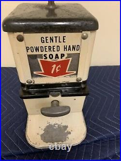 Rare Vintage Penny Soap Vending Machine