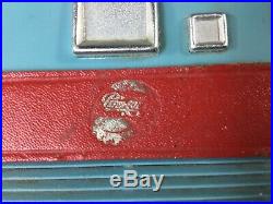 Rare Vintage Pepsi Cola Vending Machine Transistor Radio With Red Leather Case