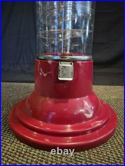Rare Vintage Road Runner Spiral Gum Ball Machine 25 Cent Beaver Mech