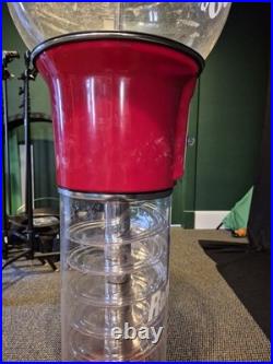 Rare Vintage Road Runner Spiral Gum Ball Machine 25 Cent Beaver Mech