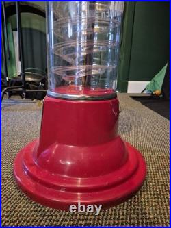 Rare Vintage Road Runner Spiral Gum Ball Machine 25 Cent Beaver Mech