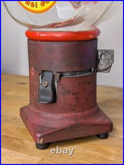 Rare Vintage Vendex #520 Fish Bowl Gum Ball Machine(bub-o-gum) One Cent/tested