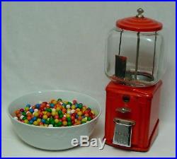 Rare Vintage Victor Gumball Machine VVC-120 With Viewer See What Comes Next