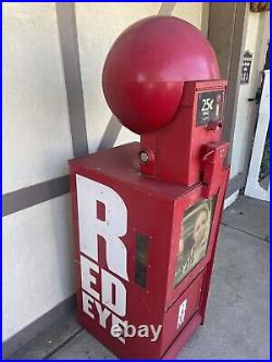 Red Eye newspaper Vending Machine Dispenser Vintage Chicago