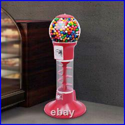 Red Gumball Machine Vintage Candy Vending Dispenser Coin Bank 40.31Inch Tall New