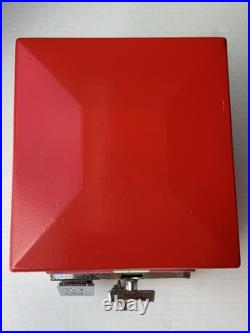 Restored Vintage Toy N' Joy 931 Red Jumbo Bubble Gum Machine. 5 Cent Nickel