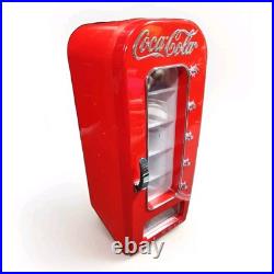 Retro Koolatron Coca-Cola Design Push Button Vending Machine Mini Fridge