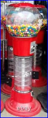 Roadrunner Upright Spiral Gumball Vending Machine Pre-Owned Good Condition