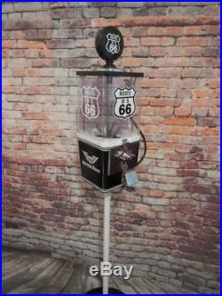 Route 66 Americana gas pump vintage gumball machine man cave bar accessories